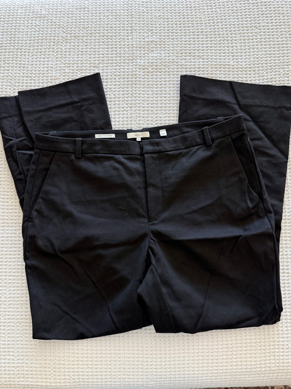 Vince. Tailored Mid Rise Stretch Bootcut Pants